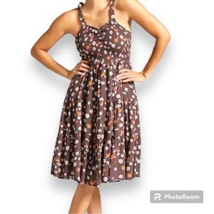 Disney The Fox and the Hound Floral Character Allover Print Tank Dress